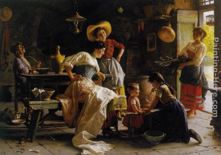 Giuseppe Magni Blowing Bubbles